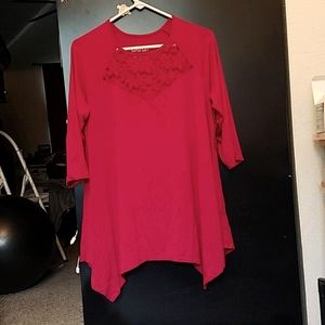 NWT Torrid Super Soft Sharkbite Tee
